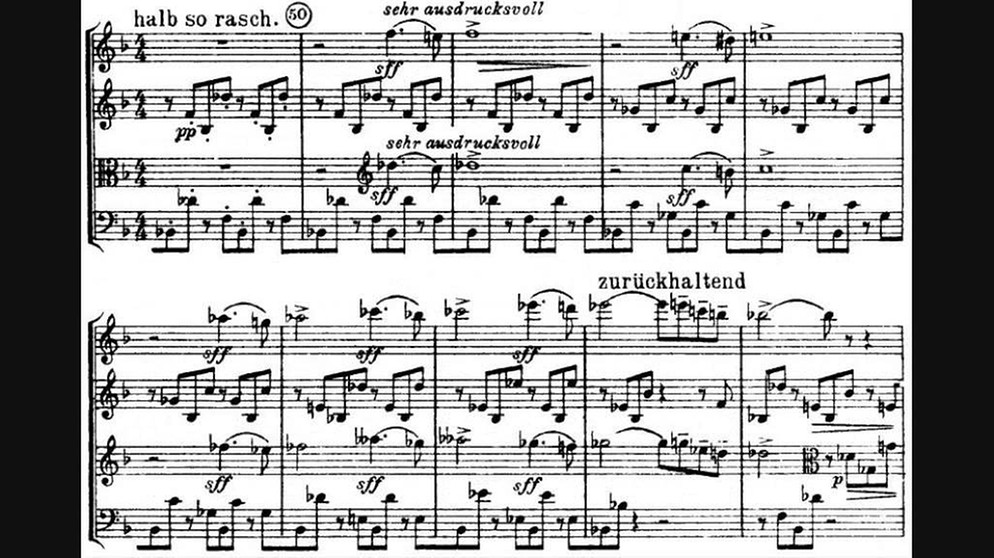 Arnold Schönberg - String Quartet No. 1 in D minor, Op. 7 | Bildquelle: olla-vogala (via YouTube)