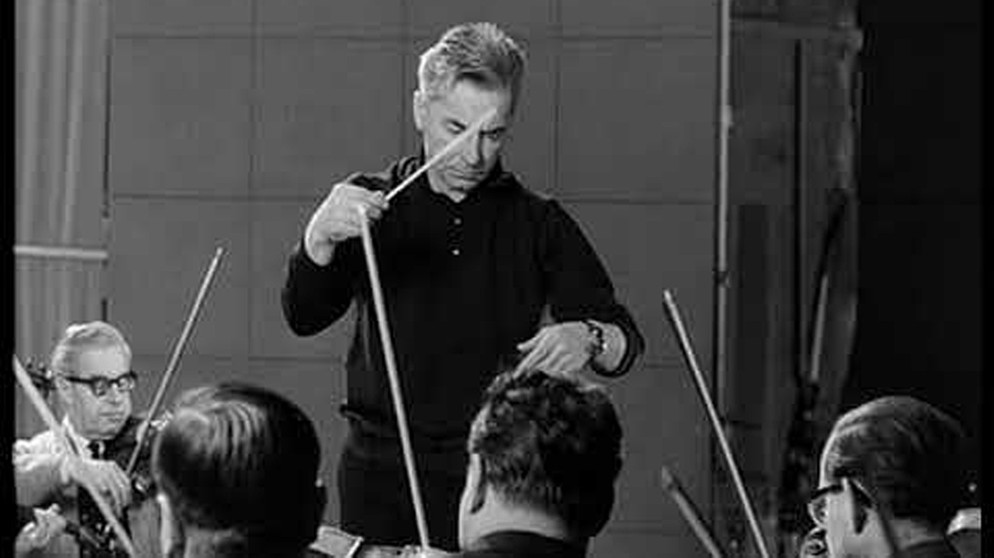 Die Kunst des Dirigierens, Schumann 4.Symphony Rehearsal Karajan | Bildquelle: Ph W (via YouTube)