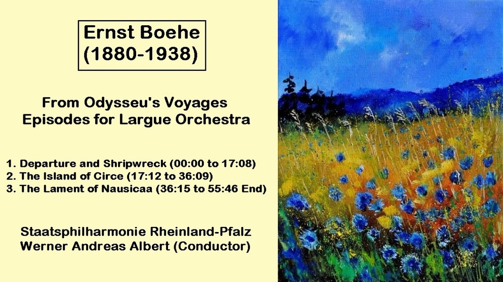 Ernst Boehe (1880-1938) - From Odysseu's Voyages - Episodes for Largue Orchestra | Bildquelle: Roberto Pintos (via YouTube)