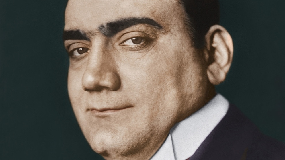 Der Tenor Enrico Caruso; Fotografie um 1912 | Bildquelle: picture alliance / akg
