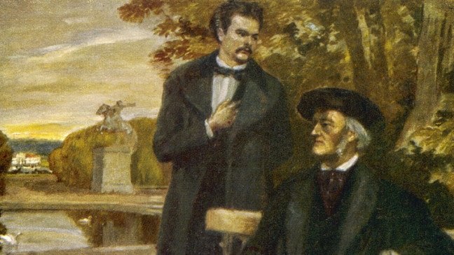 Richard Wagner und König Ludwig II. von Bayern.  | Bildquelle: picture alliance/Mary Evans Picture Library