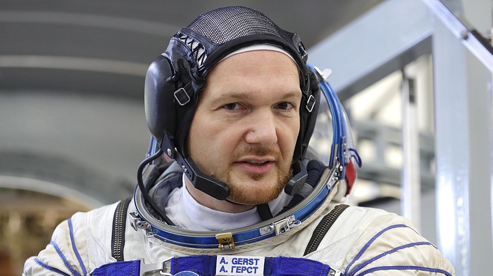 Alexander Gerst vor seinem zweiten Flug zur Internationalen Raumstation ISS | Bildquelle: picture-alliance/dpa