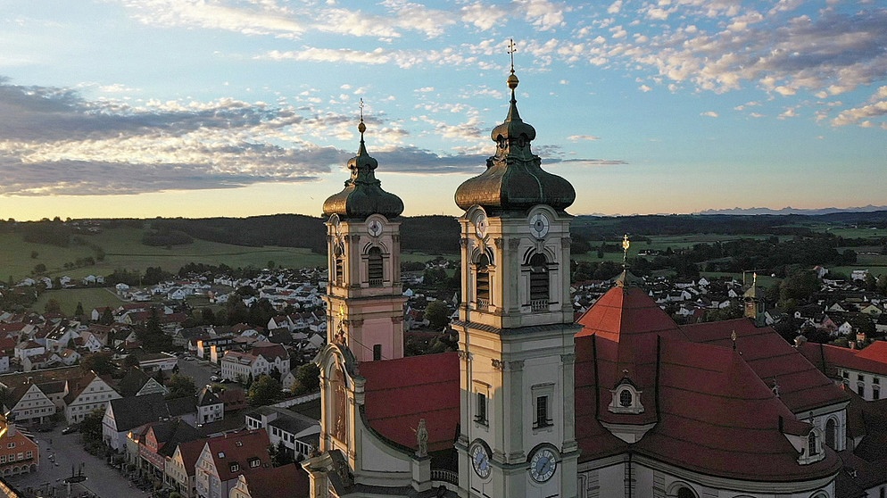 Die barocke Basilika in Ottobeuren. | Bildquelle: BR/Matthias Hlous