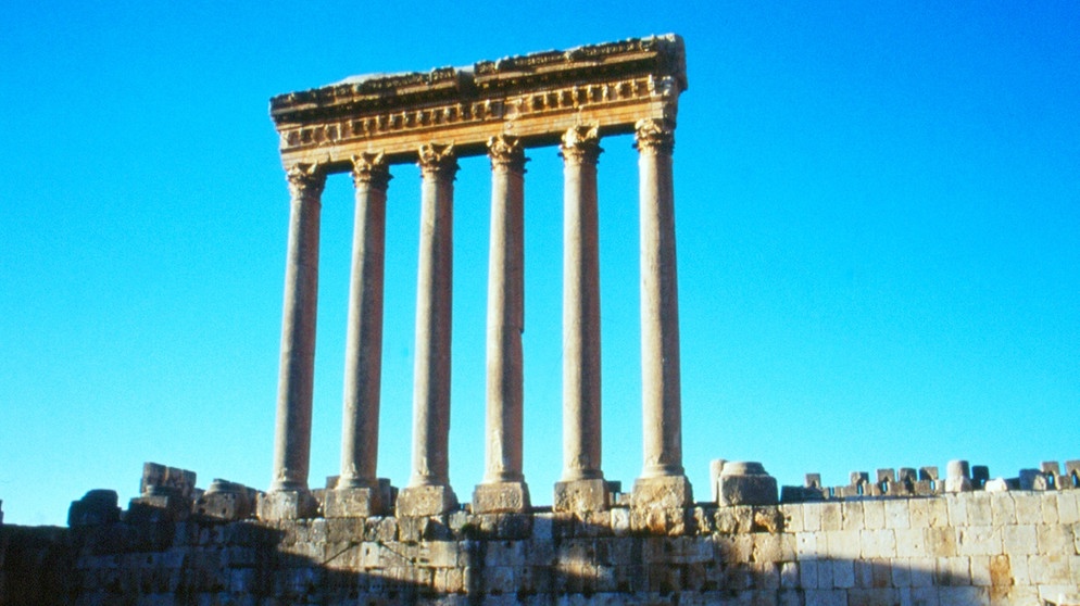 Baalbek (Libanon) - Die Säulen des Jupiter. | Bildquelle: BR/SWR