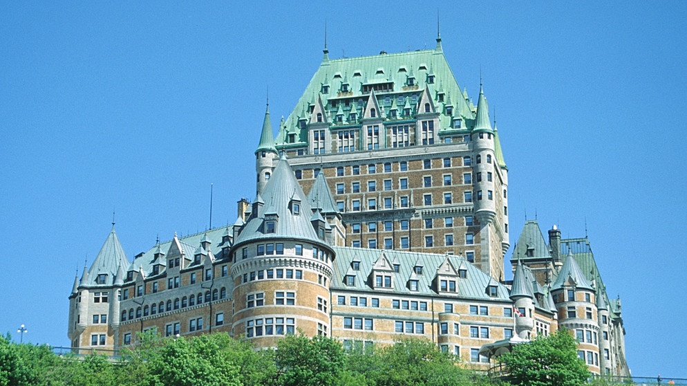 Chateau Frontenac - Das Luxushotel ist ein Wahrzeichen Quebecs. | Bildquelle: BR/SWR/Wolfgang Katzke