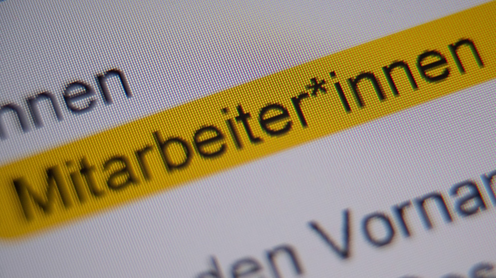 Genderstern | Bildquelle: dpa-Bildfunk/Sebastian Gollnow