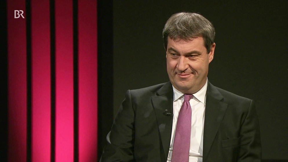 Markus Söder zu Gast im alpha-Forum | Bildquelle: BR
