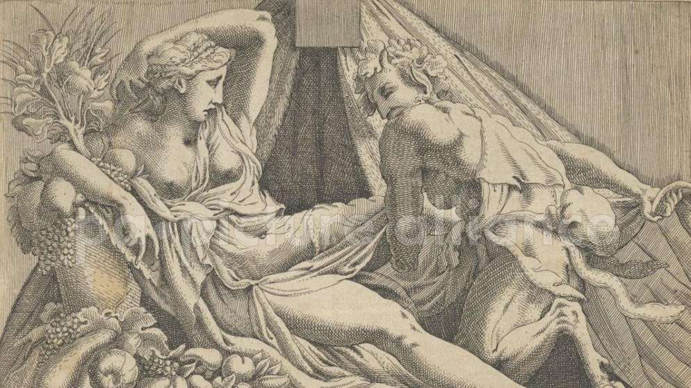 Mythen - Jupiter and Antiope, 1540-45. (Heritage Art/Heritage Images) | Bildquelle: picture alliance / Heritage Art/Heritage Images | Antonio Fantuzzi