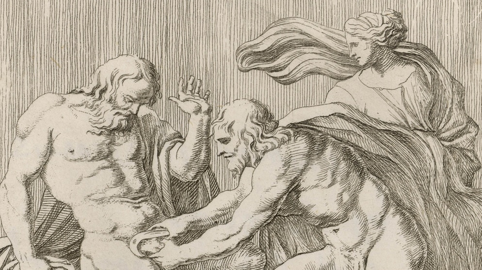Die Kastration des Uranos durch Kronos | Bildquelle: picture-alliance/dpa